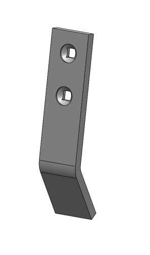 Zustreicher M10, gebogen passend für Horsch